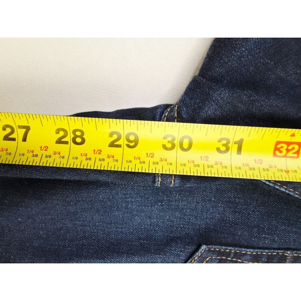Spanx Size Medium 6-8 Womens 30" Inseam Navy Cropped Denim Side Zip Leggings NWT - Picture 9 of 15